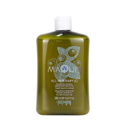 ALL-IN SHAMPOO vegano idratante delicato per capelli secchi e trattati  MAQUI 3 - Echosline 385 ml