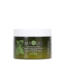 Maschera burrosa vegana nutriente per capelli secchi MAQUI 3 - Echosline 250 ml