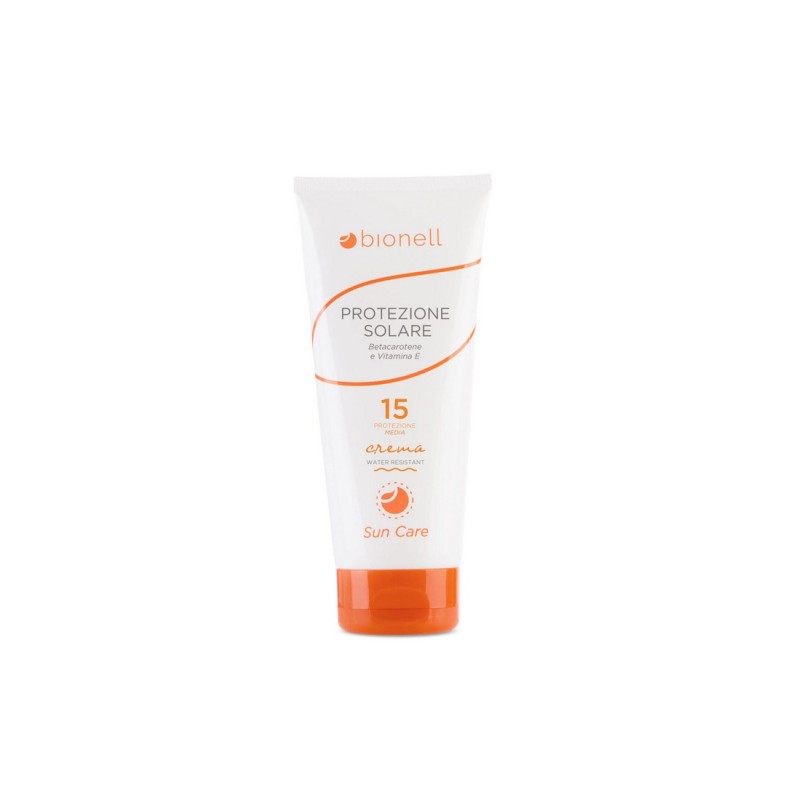 Protezione solare 15 con Betacarotene e Vitamina E Bionell 200ml