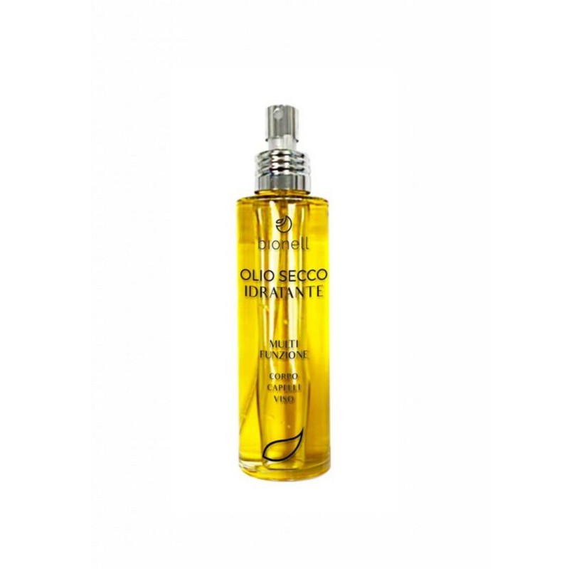 Olio secco idratante multi funzione corpo, capelli e viso Bionell 100ml