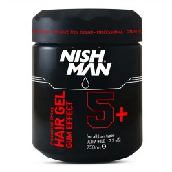 Hair gel gum effect 5+ 750 ml Nishman
