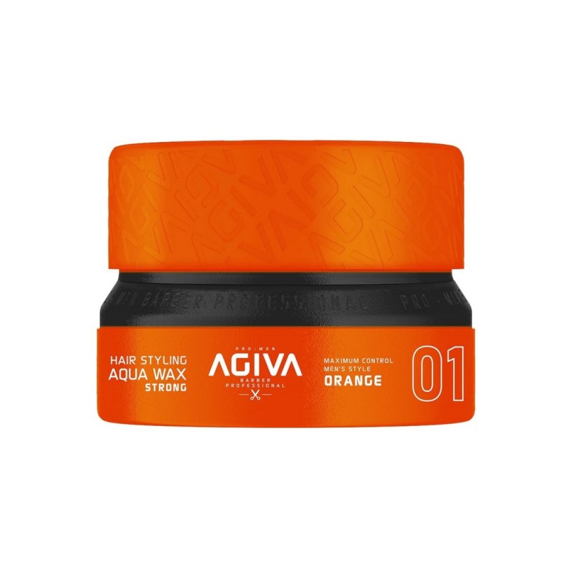 Hair Wax 01 Aqua Strong Orange 155 ml - Agiva