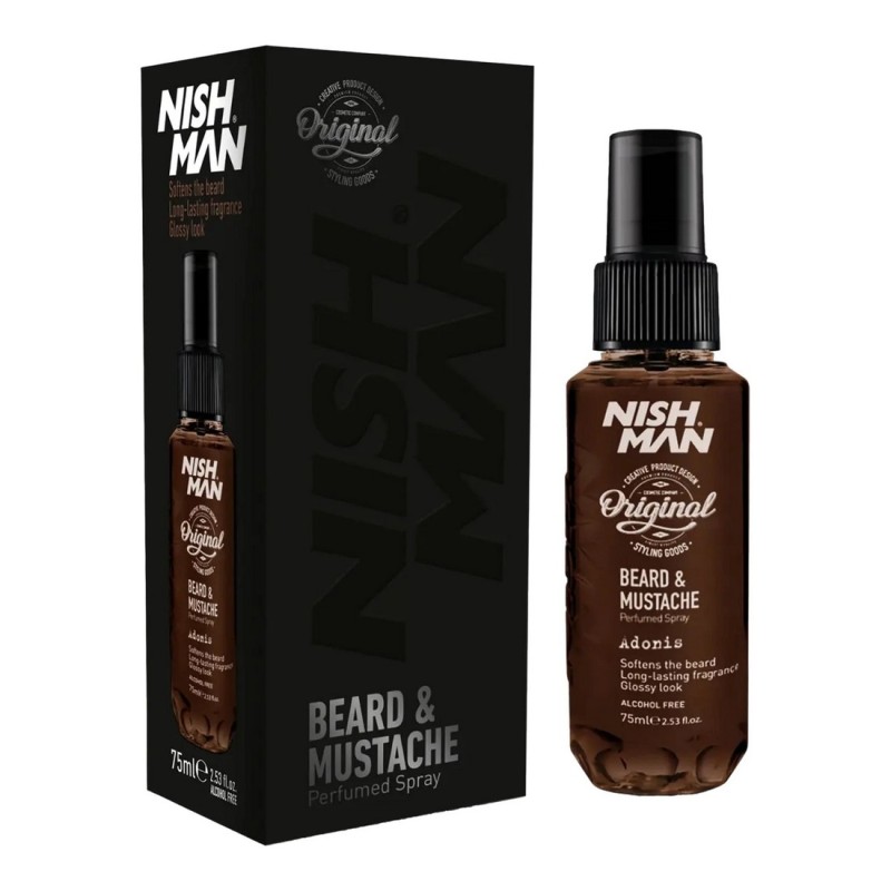 NISHMAN Beard & Mustache Perfumed Spray Adonis 75ml
