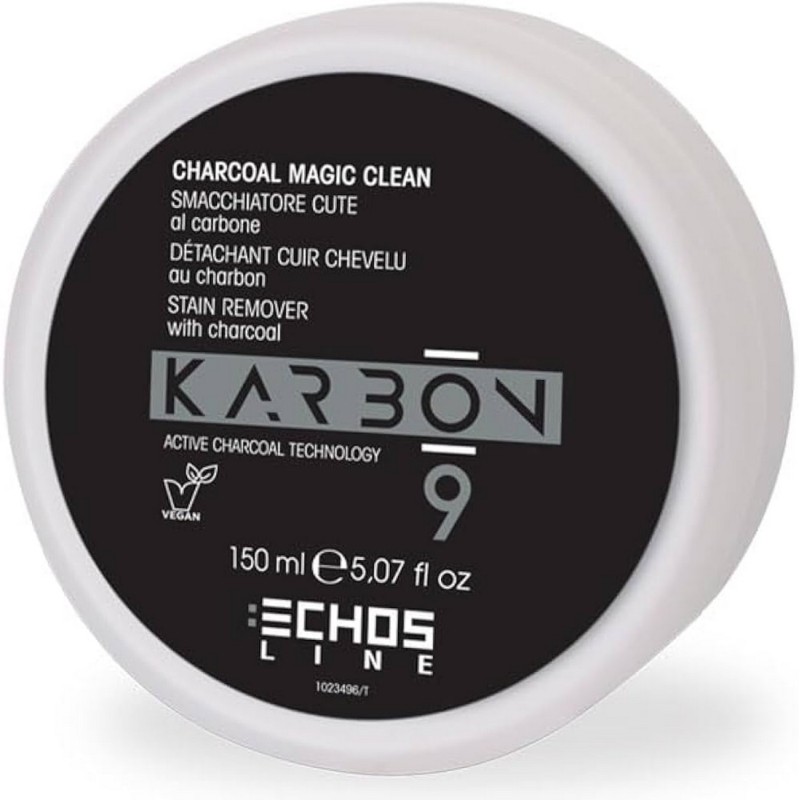 Smacchiatore cute al carbone 150 ml - Charcoal Magic Clean - Karbon 9 - Echosline