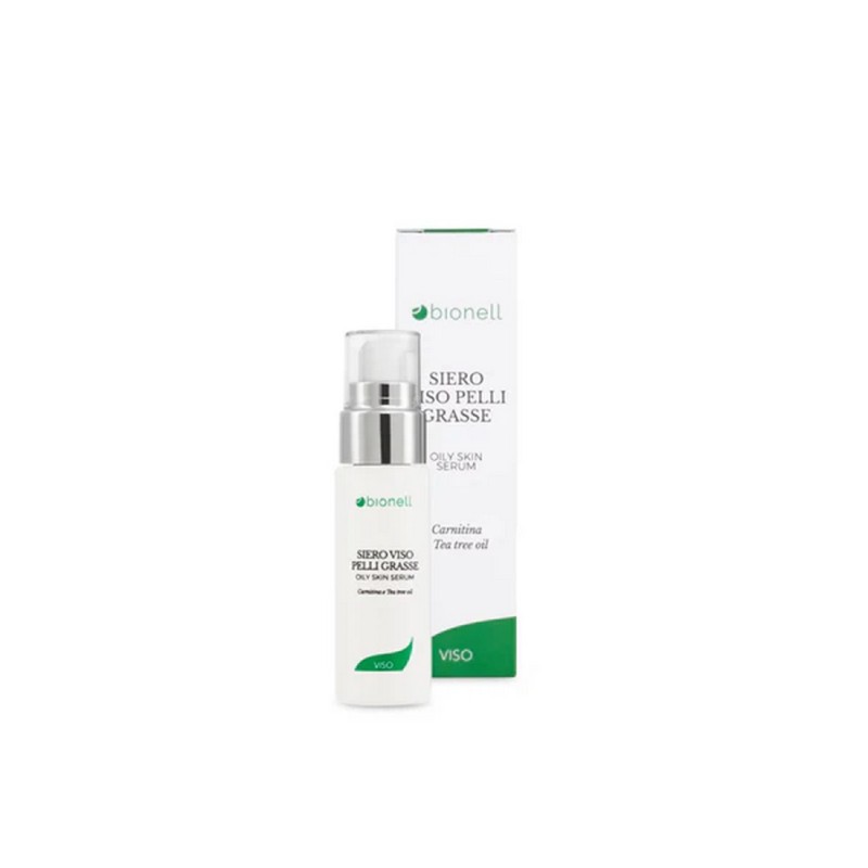 Siero viso pelli grasse  carnitina e tea tree oil 30 ml Bionell