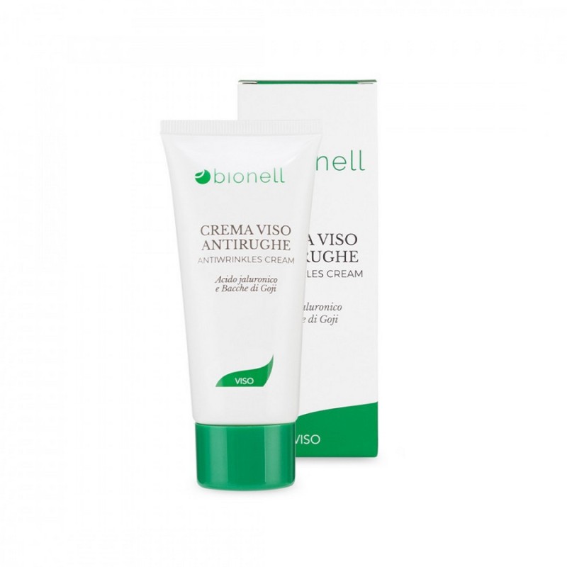 Crema viso antirughe con acido ialuronico e bacche di goji 50 ml Bionell