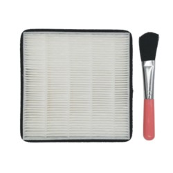 Filtro e pennello di ricambio per aspiratore Melcap