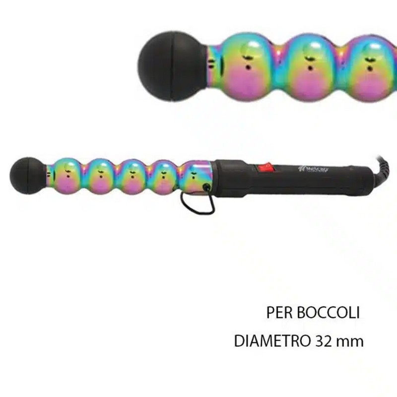 Ferro arricciacapelli a sfera Metal balls 32 mm Melcap