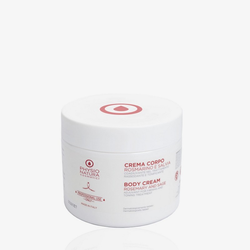 Crema corpo rassodante e tonificante rosmarino e salvia Physio natura 500 ml