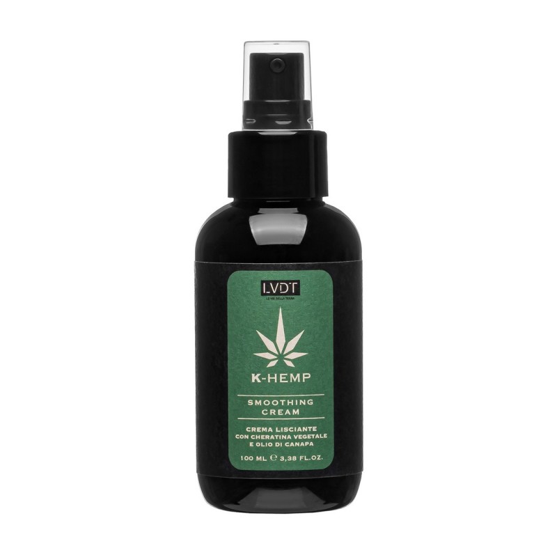 K-HEMP smoothing cream con cheratina vegetale e olio di canapa 100 ml LVDT