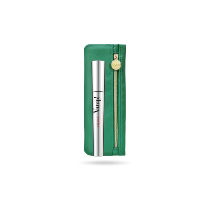 Pupa Essential Pochette verde con Vamp! Mascara Volume Smisurato 9ml - Gold Edition
