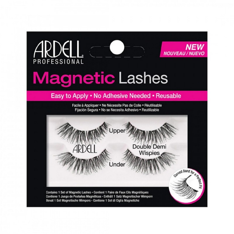Set ciglia magnetiche double demi wispies Ardell professional con applicatore