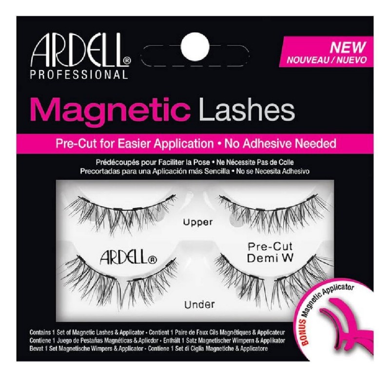 Set ciglia magnetiche pre-cut demi w Ardell professional con applicatore