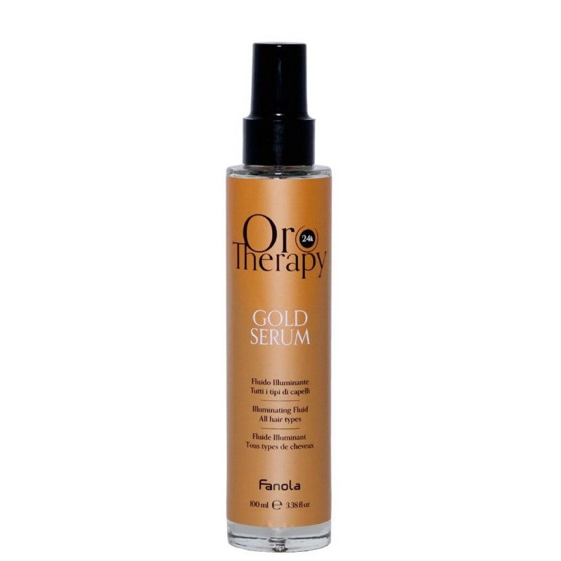 Fluido illuminante per tutti i capelli Gold serum oro therapy 100 ml Fanola