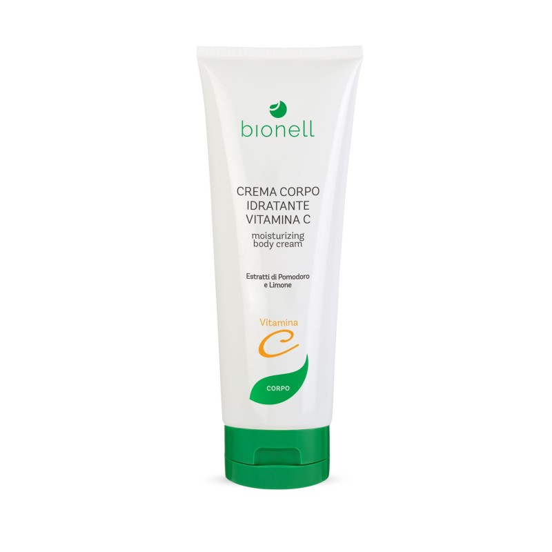 Crema corpo idratante vitamina c estratti di pomodoro e limone 250 ml Bionell