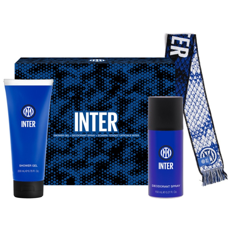Confezione regalo inter con sciarpa stadio ufficiale