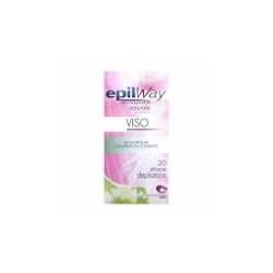 Strisce depilatorie viso 20 pz Epilway