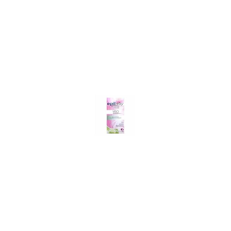 Strisce depilatorie viso 20 pz Epilway