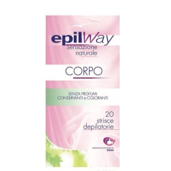Strisce depilatorie corpo 20 pz Epilway