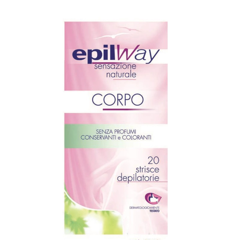 Strisce depilatorie corpo 20 pz Epilway