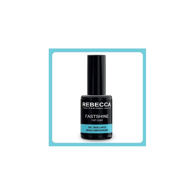 Fast Shine - Top Coat Gel - Gel Sigillante extra brillante senza dispersione - Rebecca 10ml