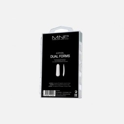 Mesauda MNP Acrygel Dual Forms 120 capsule in PP trasparente. 10 misure per 12 misure.