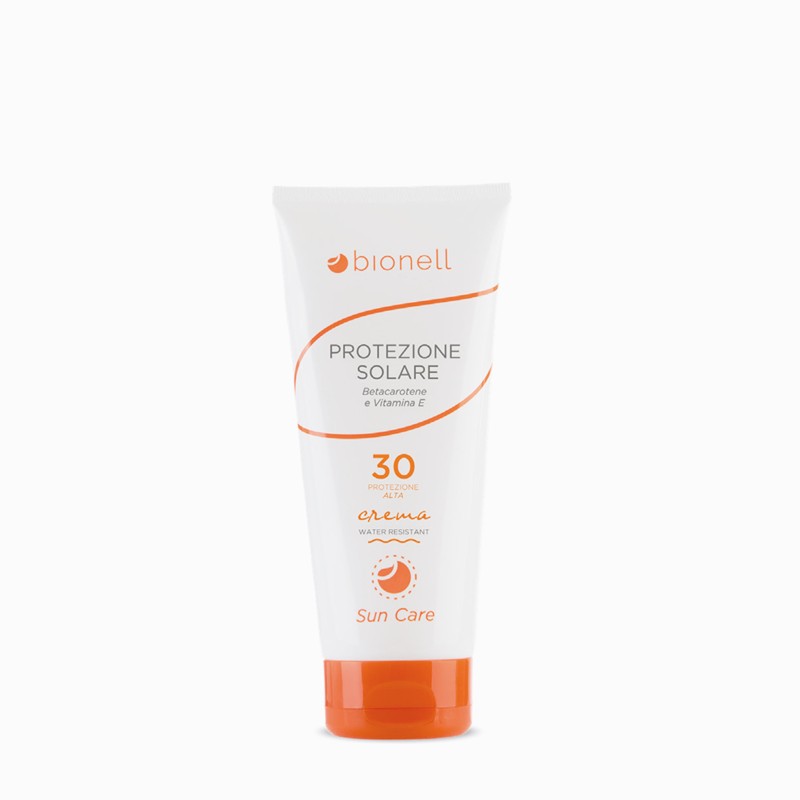 Protezione solare 30 con Betacarotene e Vitamina E Bionell 200ml