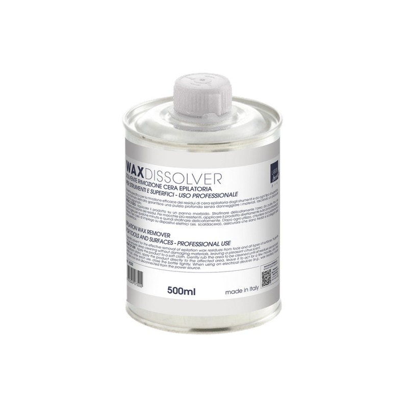 Wax Dissolver - solvente rimozione cera epilatoria per strumenti e superfici - uso professionale 500ml - LABOR