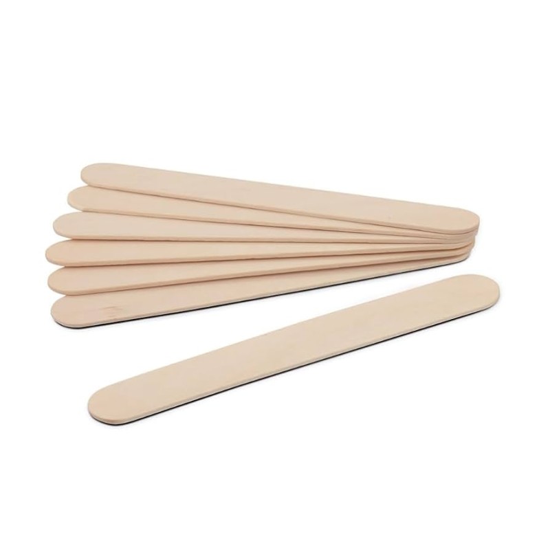 Spatola in legno usa e getta 10 pezzi (15 cm)