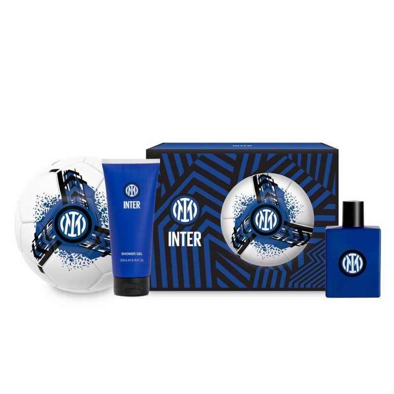 Set regalo - Pallone Ufficiale Inter, Eau de Toilette 100 ml & Shower Gel 200 ml