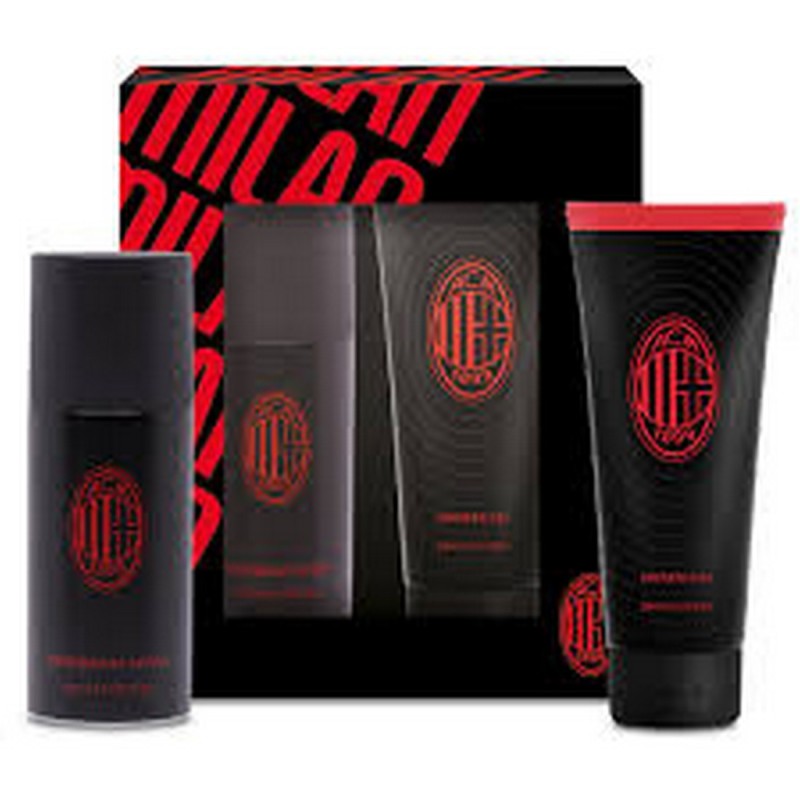 Set regalo AC Milan ufficiale - Spray Deodorante 150 ml & Shower Gel 200 ml