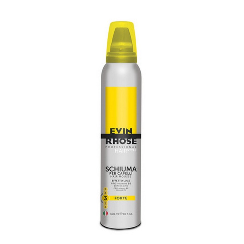 Mousse per capelli effetto luce forte - Evin Rhose Professional 300 ml