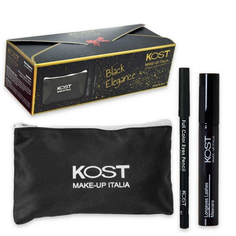 Kost pochette black elegance (mascara longeyes lashes + matita 51)