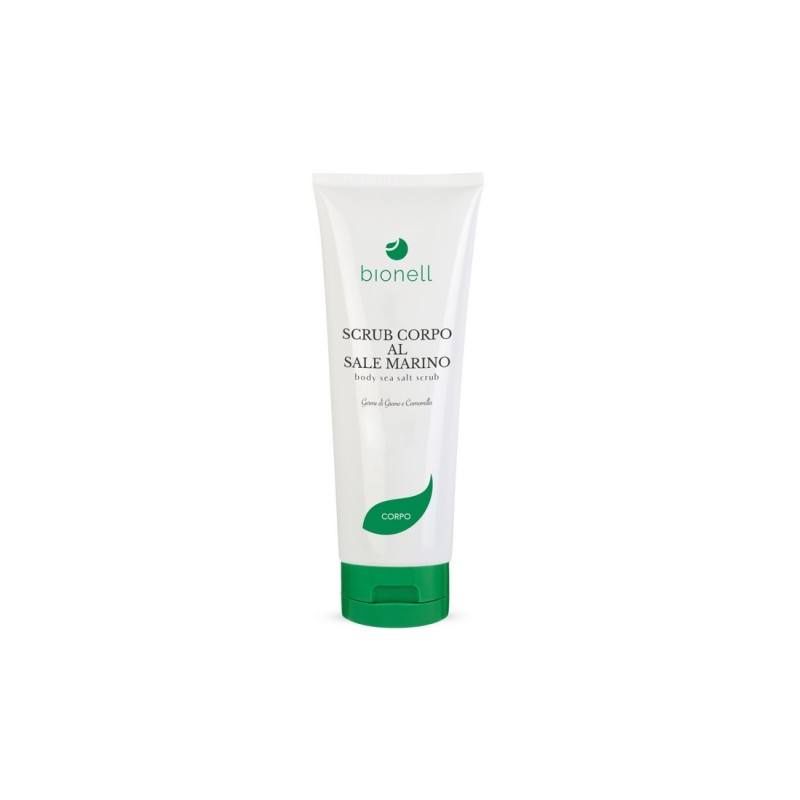 Scrub corpo al sale marino tubo 250 ml Bionell