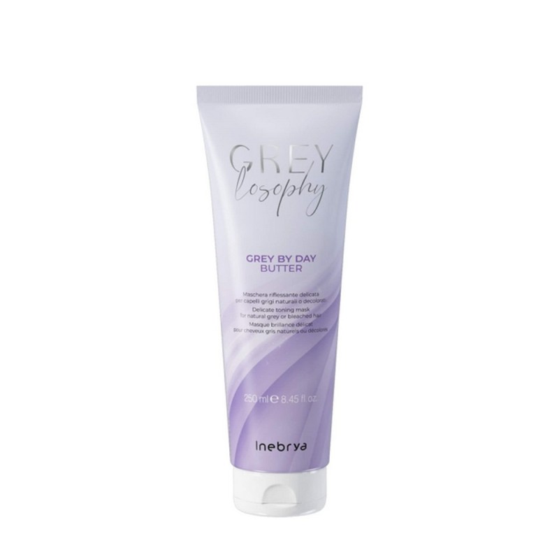 Maschera riflessante delicata per capelli grigi 250 ml Inebrya