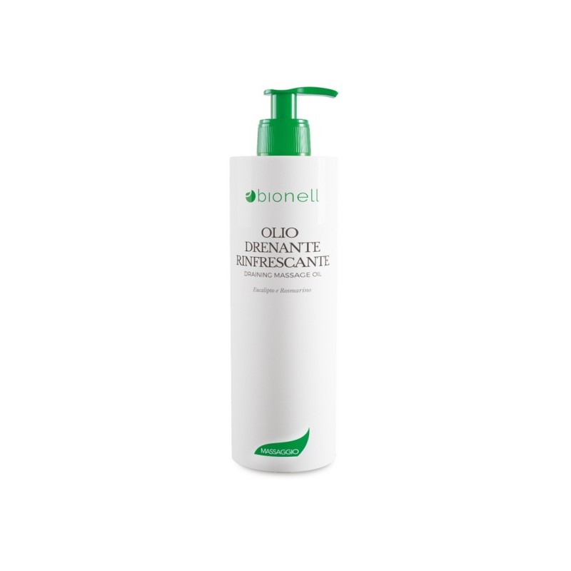 Olio drenante rinfrescante eucalipto e rosmarino 500 ml Bionell