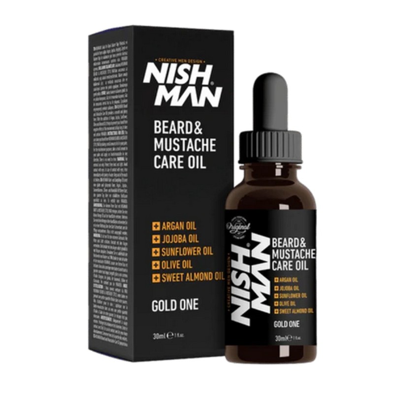 Olio barba e baffi Nishman 30 ml