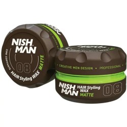 Nishman hair styling cera opaca n 8 profumo vaniglia 150 ml