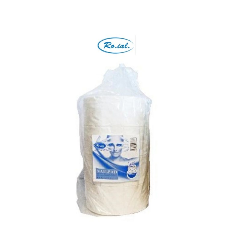 Nail pad salvietta levasmalto in rotolo 2 per 500 pz Ro.ial.