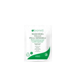 Maschera monouso vello pelli sensibili Bionell