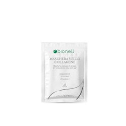 Maschera monouso vello in tessuto collagene Bionell