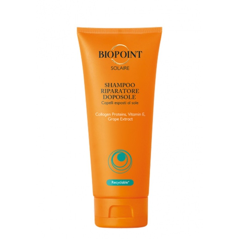 Shampoo riparatore doposole per capelli esposti al sole 200 ml Biopoint