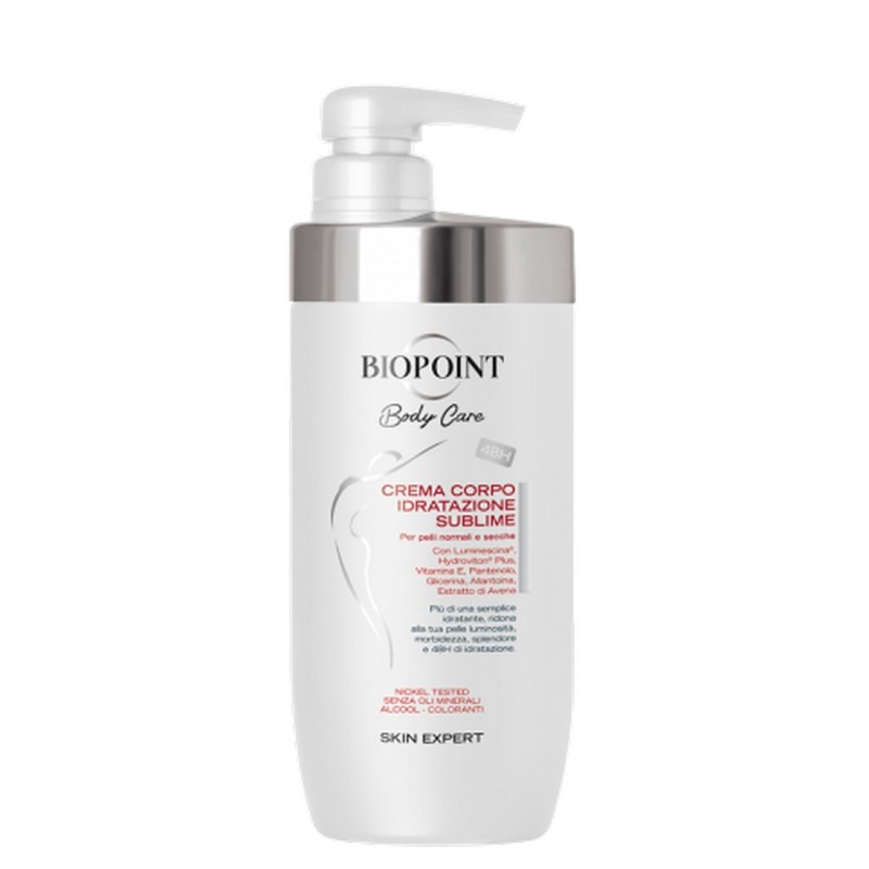 Crema corpo idratazione sublime per pelli normali e secche 500 ml Biopoint