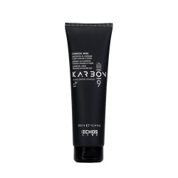 Maschera al carbone per capelli stressati e trattati Karbon 9 Echosline 300 ml