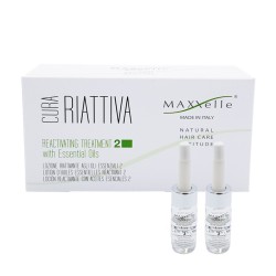 Lozione riattivante n°2 agli oli essenziali - Fiale 6 x 6 ml - Maxxelle