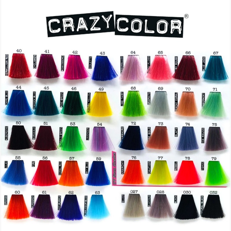 Crema colorante semi permanente Crazycolor100 ML