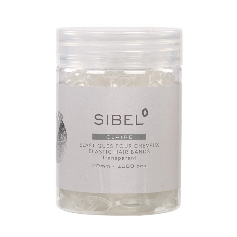 Elastici trasparenti piccoli 20 mm confezione 500 pz Sibel
